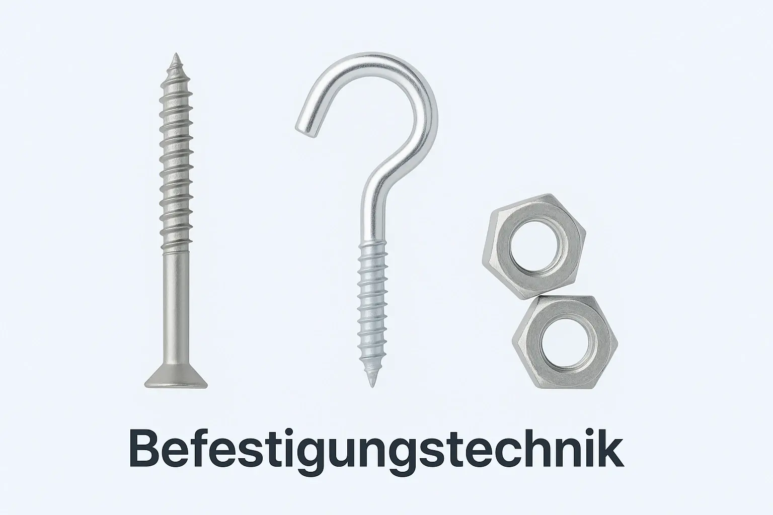 Befestigungstechnik Schrauben Muttern Flügelschrauben Haken | baubeschlag.shop