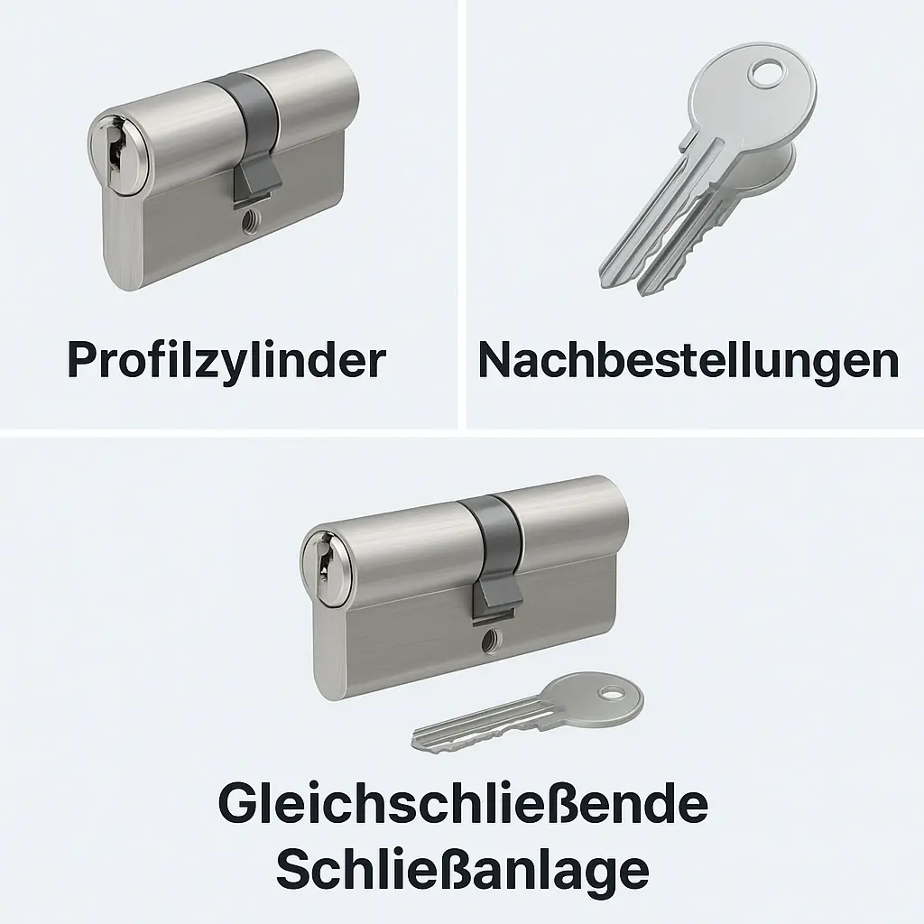 Profilzylinder aus Metall für Türschlösser – hochwertige Sicherheitstechnik online kaufen bei baubeschlag.shop