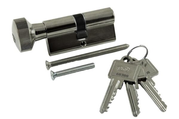 BKS Profil Knaufzylinder PZ 88, Baulänge: (Schließseite) 55/40 (Knaufseite)