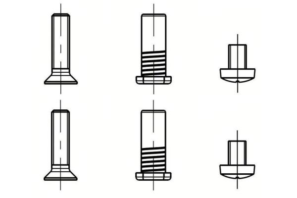 GU Schiebetür Drehgriff K-12920-00-L-1, silber EV1, DIN Links