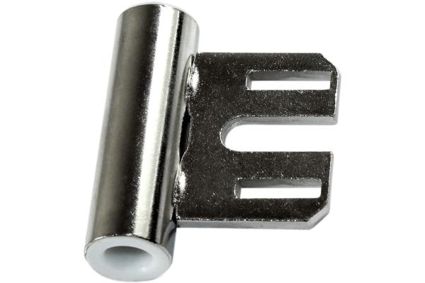 SN-TEC Türband Mittelband Rahmenteil für 3-teilige Bänder V 800 für Stahlzargen mit Gleitlager, Rolle 15mm, für 8mm Stift, vernickelt
