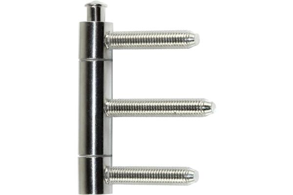 SN-TEC Türband 3-teilig für Holztüren WF C 1-15, Rolle 15mm, Stift 8mm, vernickelt 10 Stück