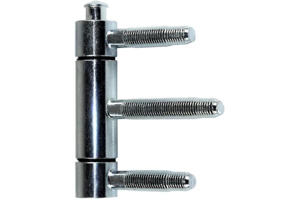 SN-TEC Haustürband, Türband 3-teilig für Holztüren WF C 1-20, Rolle 20mm, Stift 10mm, verzinkt 10 Stück