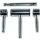 SN-TEC Haustürband mit Stiftsicherung, Türband 3-teilig für Holztüren WF C 1-20, Rolle 20mm, Stift 10mm, verzinkt
