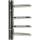 SN-TEC Standard Türband Set 3-teilig für Holztüren mit Holzzargen, Rolle 15mm, Stift 8mm (10 Stück, Silber hell vernickelt)