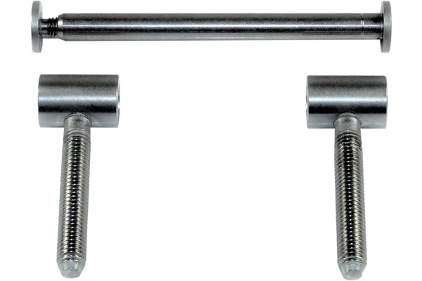 SN-TEC Türband Flügelteil Edelstahl matt für 3-teilige Bänder V 0026 für Holzzargen, Rolle 15mm, Stift 8mm (2 Stück)