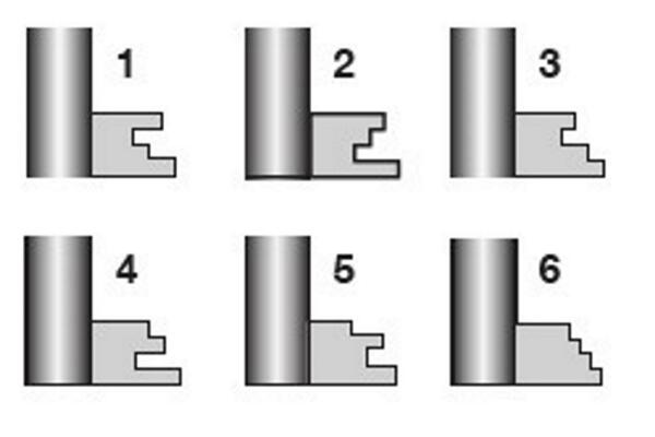 Ersatzschlüssel für Möbelschlösser, vernickelt, mit Dornloch 4,1mm, (2 Stück, Schließung: 3)