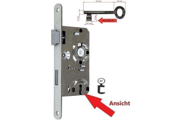 Buntbartschlüssel 946 , Schließung: 121-A