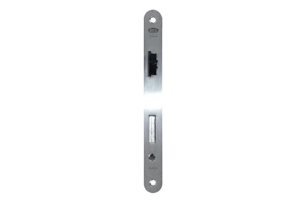 BKS Profilzylinderschloss mit Flüsterfalle, DL, 55/72/8, Stulp: abgr., 24x235mm
