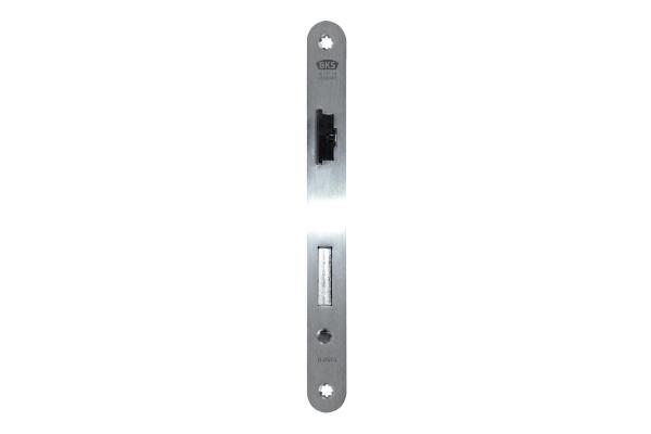 BKS Badschloss mit Flüsterfalle, DL, 55/78/8, Stulp: abgr., 24x235mm