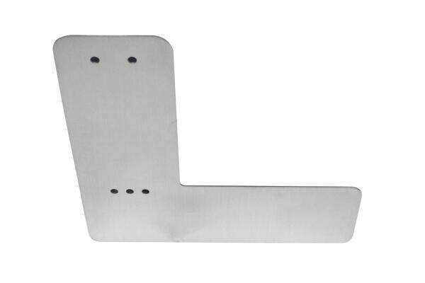 DENI Montageplatte Rohrrahmen 165 mm 2.3200483 passend für Rohrrahmentüren