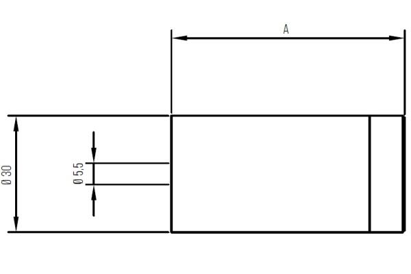 DENI Wandtürpuffer 30 120 mm 3873 0120 83 schützt Wand, Zarge und Tür vor Anschlagschäden