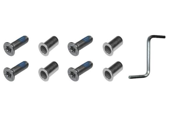 FS Rohrrahmen Rosetten Halbgarnitur, PZ gelocht oval, Vierkant 9mm, Edelstahl matt, BKS Rondo, B-72130-00-0-8