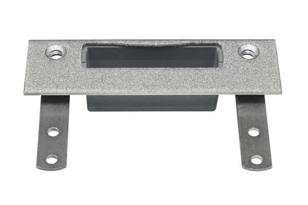 Kurzschließblech 4095 00/100G für Zimmertüren | 90 mm | 23 mm Riegeltasche | DIN Links/Rechts | für Fallen- & Riegelschlösser