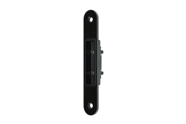 Kurzschließblech 4732 f für Fallen- oder Riegelschlösser 120 mm Länge, 20 mm Breite | DIN Links/Rechts verwendbar | Schwarz