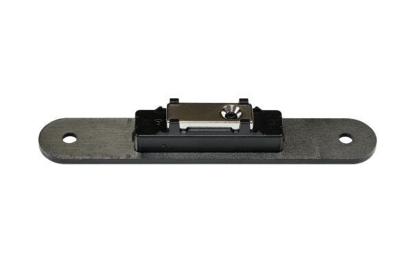 Kurzschließblech 4732 f für Fallen- oder Riegelschlösser 120 mm Länge, 20 mm Breite | DIN Links/Rechts verwendbar | Schwarz