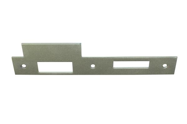 Lappen-/Flachschließblech 4241 für Türen im Innenbereich 212 mm Länge, 30 mm Breite, 51 mm Lappen | DIN Links | F1 Silber