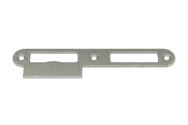 Lappen-/Flachschließblech 4589 für Zimmertüren 170 mm Länge, 24 mm Breite, 40 mm Lappen | DIN Rechts | Silber
