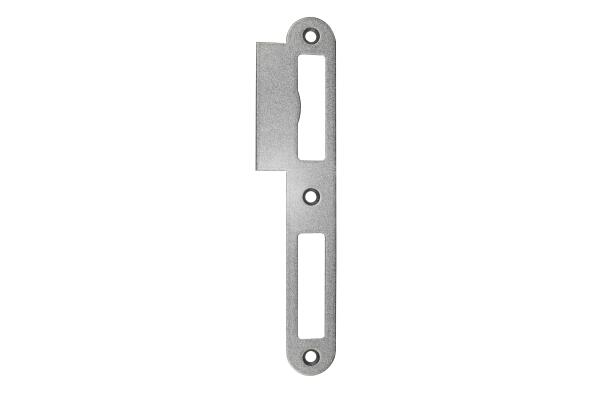 Lappen-/Flachschließblech 4589 für Zimmertüren 170 mm Länge, 24 mm Breite, 40 mm Lappen | DIN Rechts | Silber