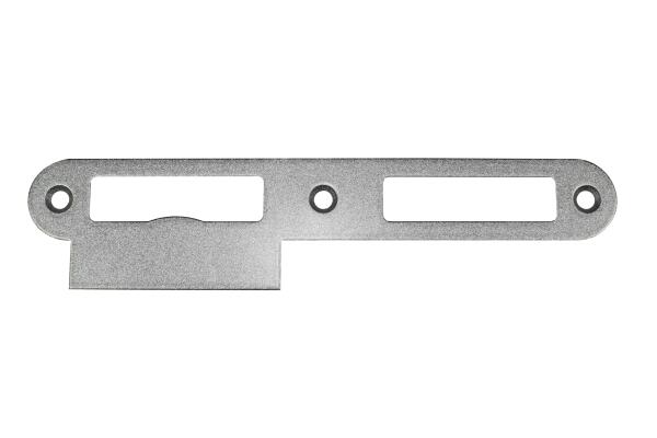 Lappen-/Flachschließblech 4589 für Zimmertüren 170 mm Länge, 24 mm Breite, 40 mm Lappen | DIN Rechts | Silber