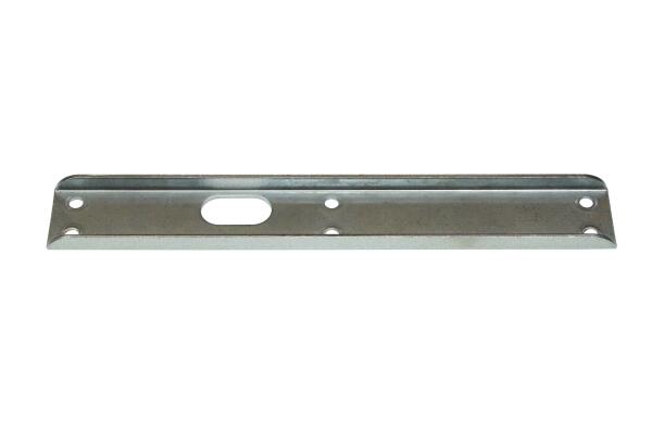 Schließblech 4044 für Türen im Innenbereich 190 mm Länge, 28 mm Breite | DIN Links | Silber