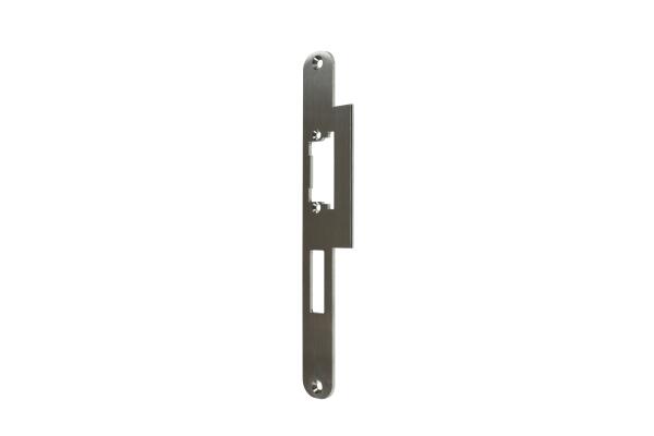 Lappen-/Flachschließblech für Türen im Innenbereich 250 mm Länge, 30 mm Breite, 48 mm Lappen | DIN Links | Edelstahl