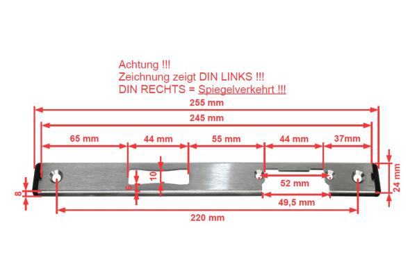 Schließblech für Türen im Innenbereich...