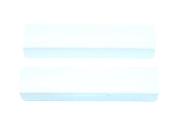 Weichwachs Stange 8cm ; Signalweiß RAL 9003 (2 Stück)