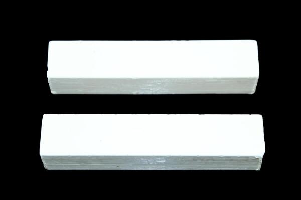 Weichwachs Stange 8cm ; Reinweiß RAL 9010 (1...