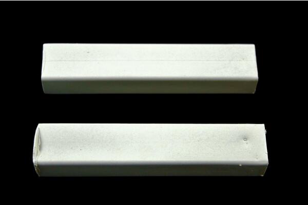 Hartwachs Stange 8cm ; Lichtgrau RAL 7035 (2 Stück)