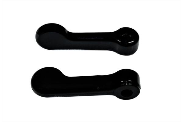 Vorreiber Kunststoff schwarz ohne Aufschlag (4 Stück)