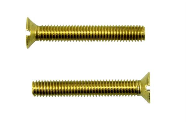 Messing Gewindeschraube DIN 963, M6x50 (20 Stück)