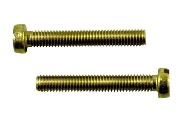 Messing Gewindeschraube DIN 84, M3x40 (20 Stück)