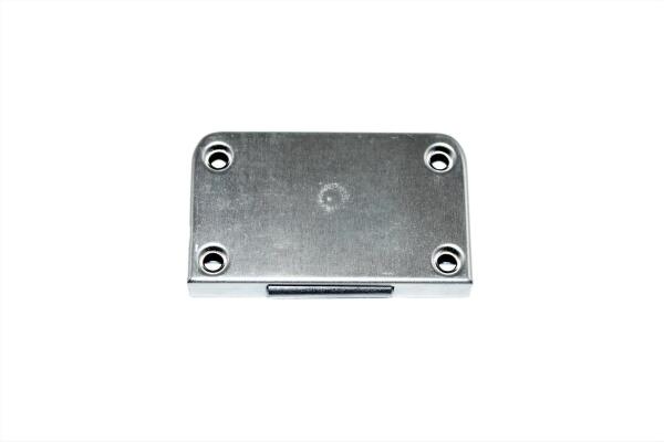 Möbelschloss hinterschraub, 15 mm Dornmaß , vern. Nutbart