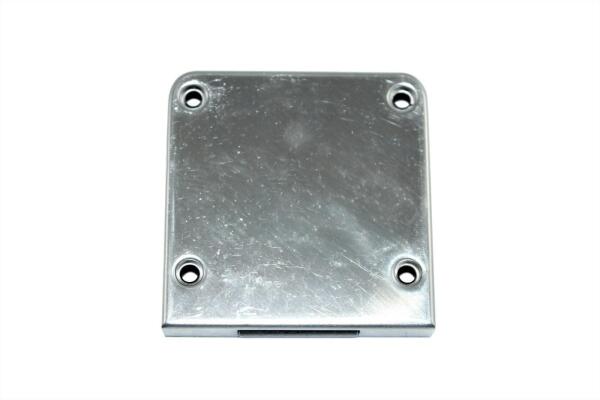 Möbelschloss hinterschraub, 50 mm Dornmaß , vern. Nutbart