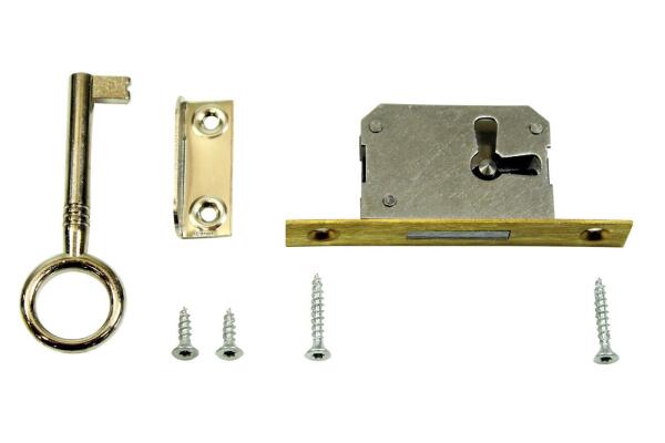 Möbelschloss einsteck, 15 mm Dornmaß,...