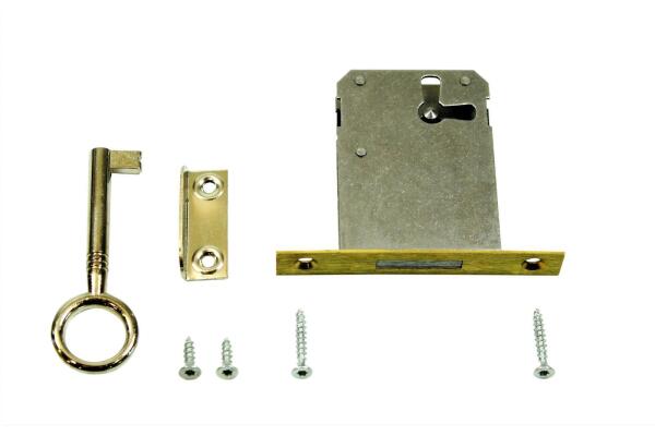 Möbelschloss einsteck, 50 mm Dornmaß, Einheitsschließung