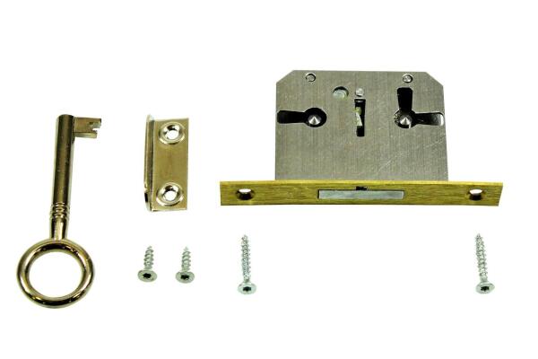 Möbelschloss einsteck, 25 mm Dornmaß , verschiedenschließend