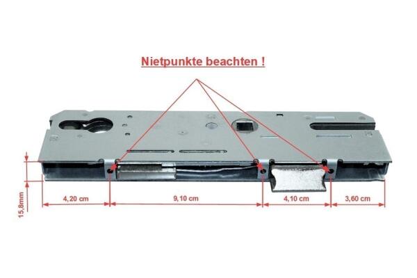 KFV Reparatur Hauptschloss AS 8250, 50/92/10 mit Riegel
