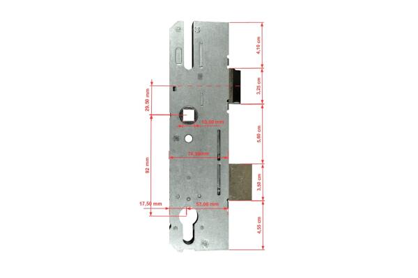 KFV Reparatur Hauptschloss AS 8250, 60/92/10 mit Riegel