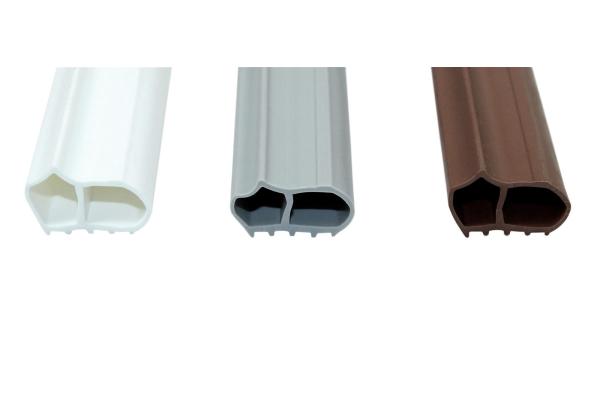 Stahlzargendichtung/Türdichtung SNZ 1114, 10x17mm für 10mm Nut, Farbauswahl
