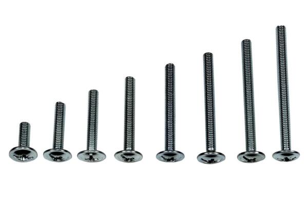 Möbelgriffschrauben Kreutzschlitz Z, galv. Verzinkt 4,0 x 25mm (100 Stück)